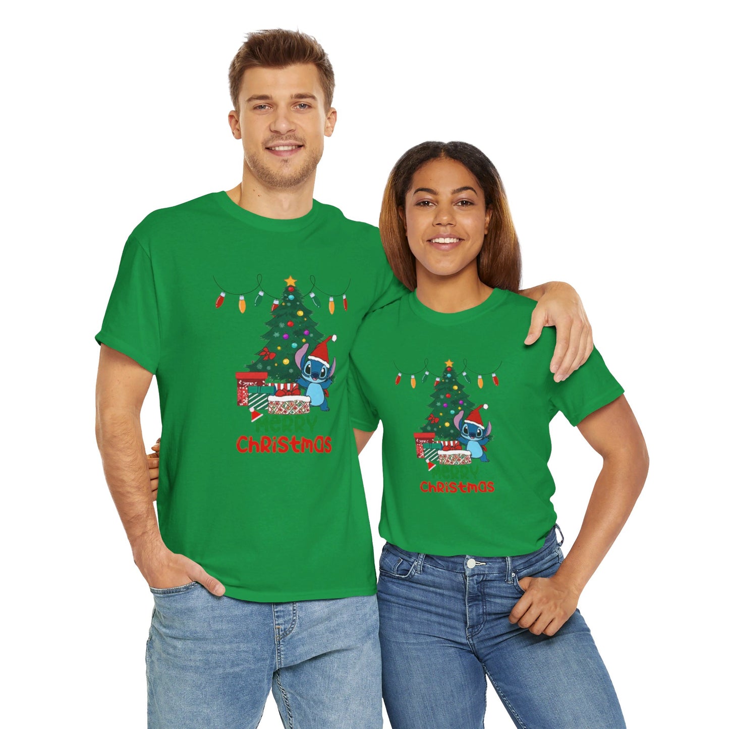 OMNI™ Stitch Christmas Themed Unisex Heavy Cotton T-Shirt