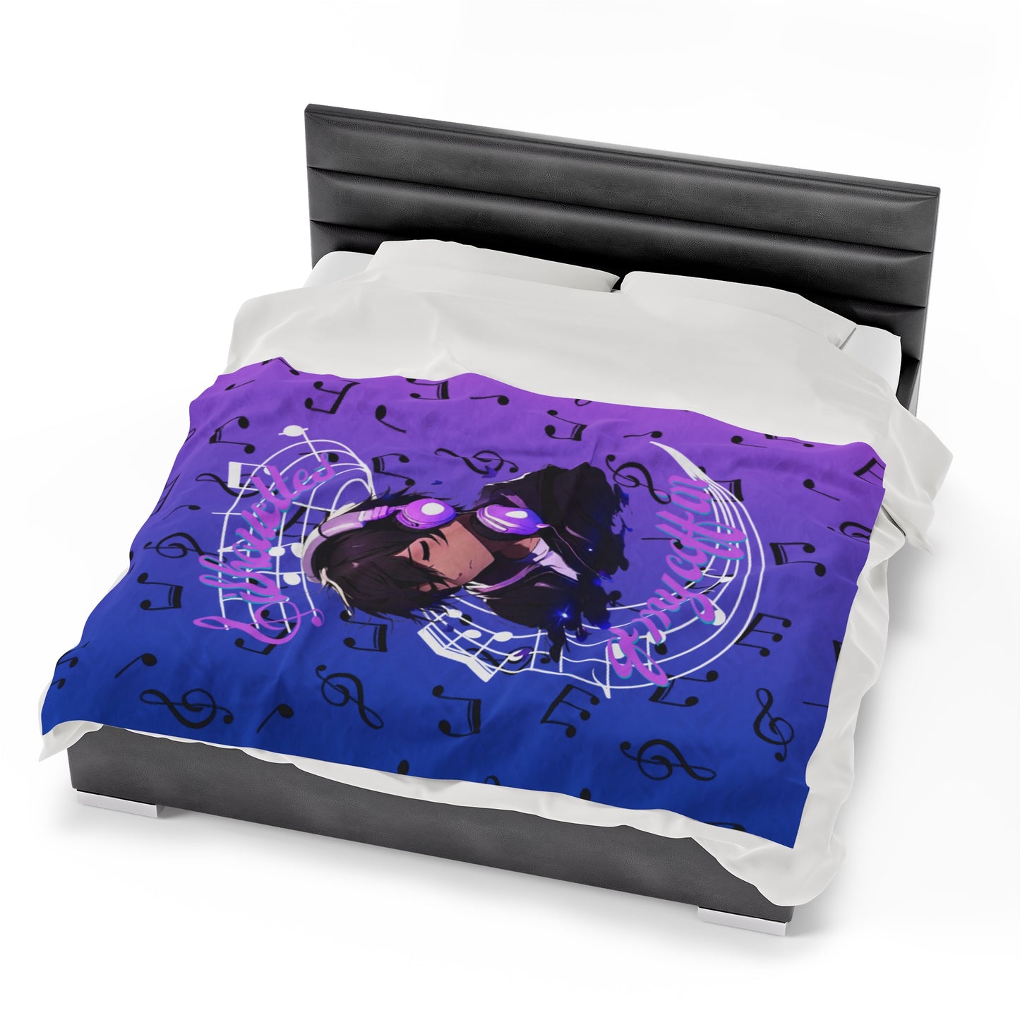 OMNI™ Silhouettes Of My Coffin Velveteen Plush Blanket