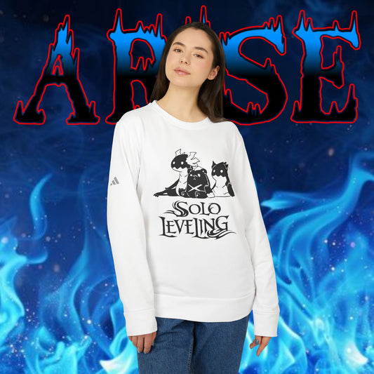 OMNI™ Solo Leveling Chibi Beast Trio Adidas Unisex Fleece Crewneck Sweatshirt