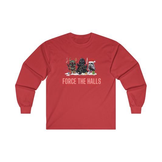 OMNI™ Star Wars Trio (Darth Vader, Boba Fett and Stormtrooper) Christmas Themed Unisex Ultra Cotton Long Sleeve T-Shirt