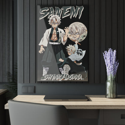 OMNI™ Demon Slayer Wind Hashia Sanemi Shinazugawa Acrylic Print