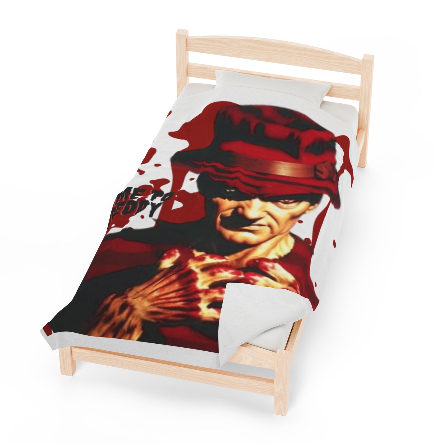 OMNI™ Freddy Krueger Design Velveteen Plush Blanket