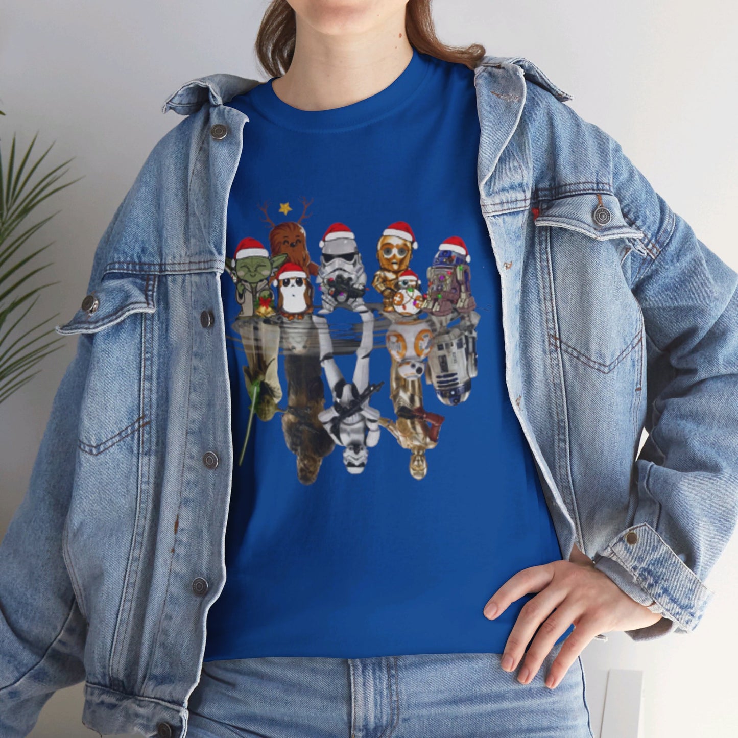 OMNI™ Star Wars Christmas Themed Unisex Heavy Cotton T-Shirts