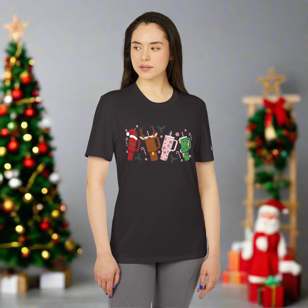 OMNI™ Christmas Tumbler Adidas Unisex Sport T-Shirt