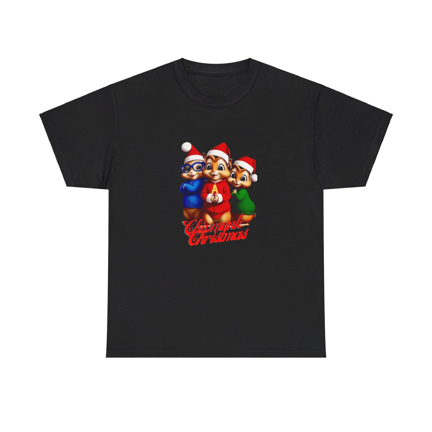 OMNI™ Chipmunk Christmas Unisex Heavy Cotton T-Shirt