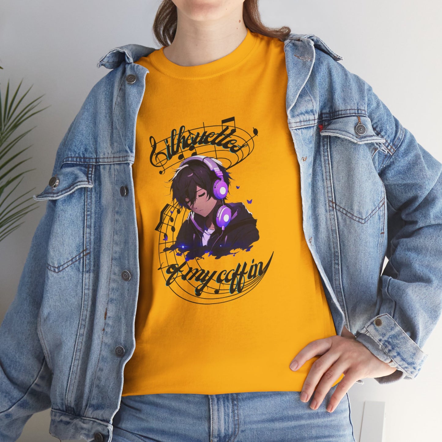 Silhouettes Of My Coffin Unisex Heavy Cotton T-Shirt