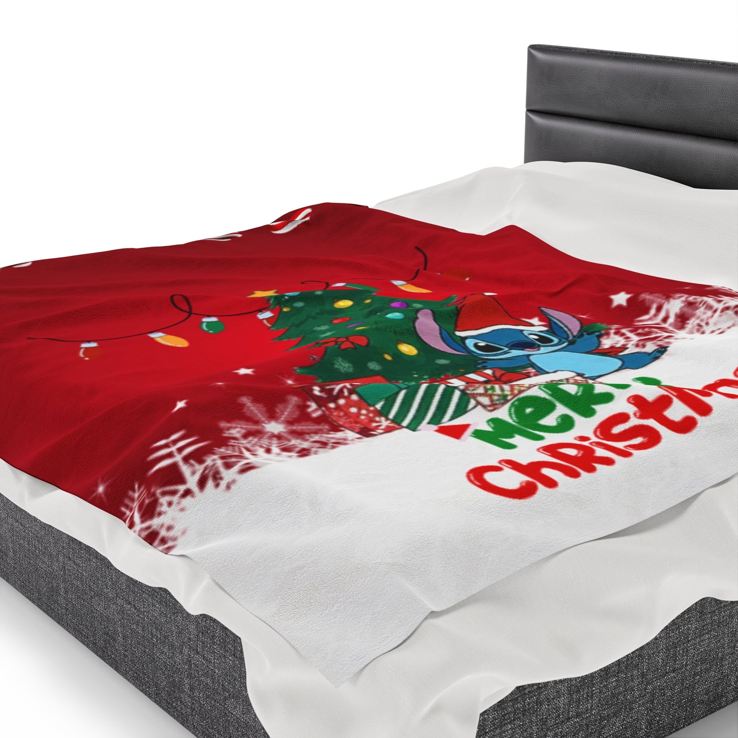 OMNI™ Stitch Christmas Themed Velveteen Plush Blanket