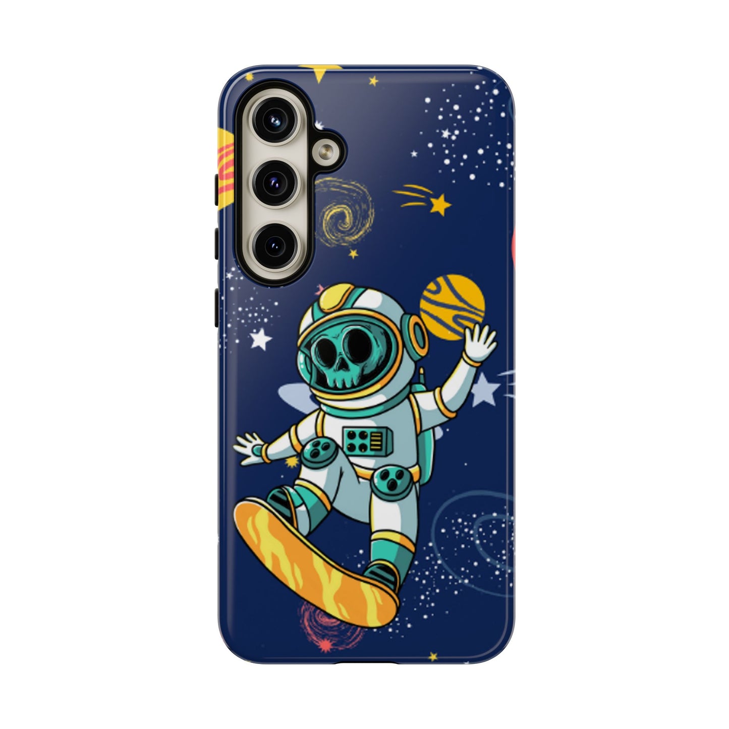 OMNI™ Skeleton Astronaut Space Surfer Double Layered Phone Case