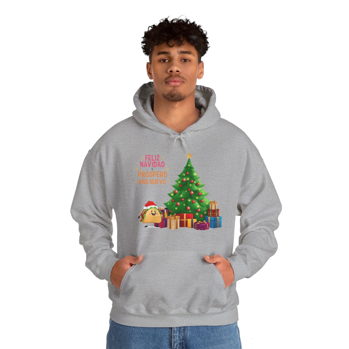 OMNI™ Taco Santa Christmas Holiday Themed Unisex Hoodie