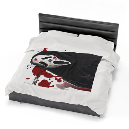 OMNI™ Ghostface Design Velveteen Plush Blanket