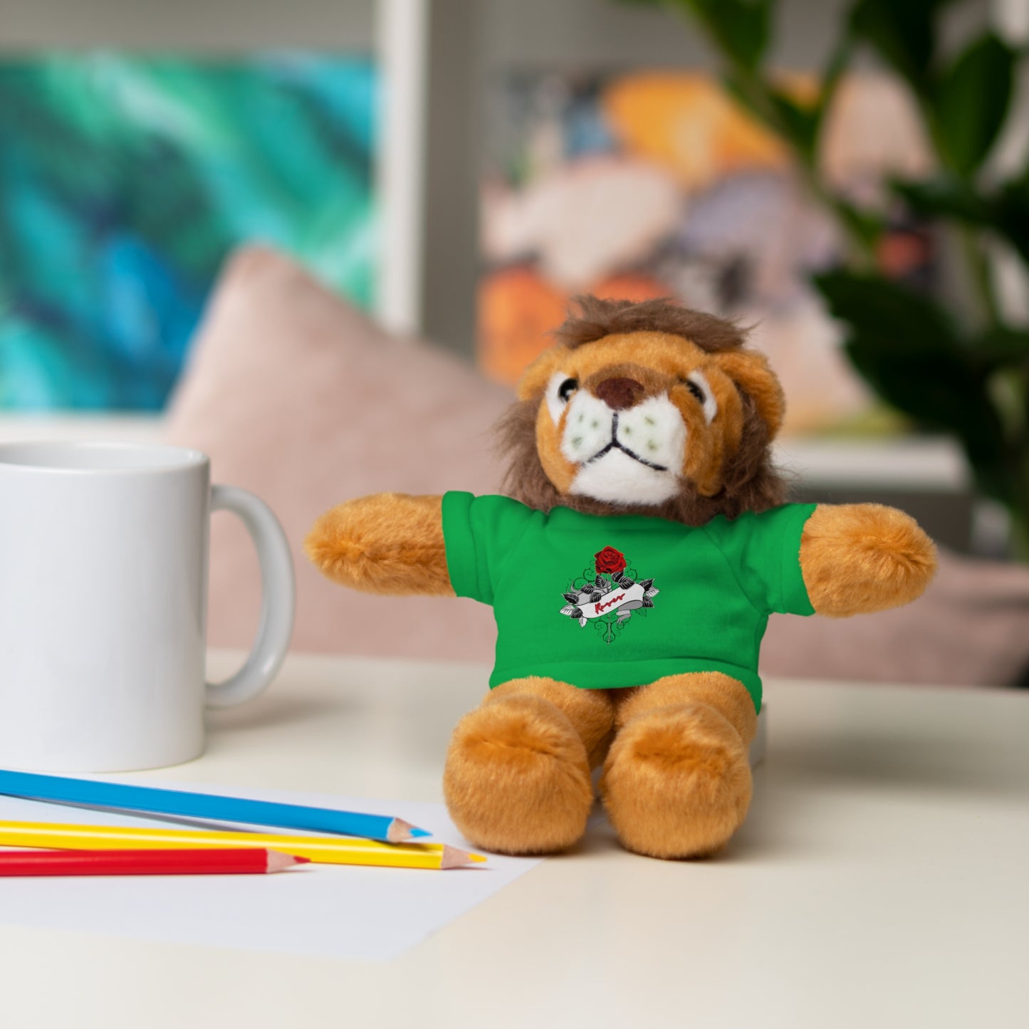 OMNI™ Roses Stuffed Animals with T-Shirt