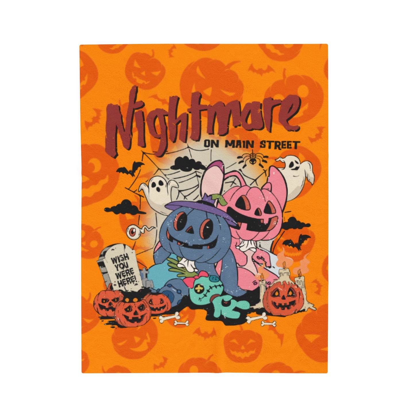 OMNI™ Nightmare On Main Street Velveteen Plush Blanket