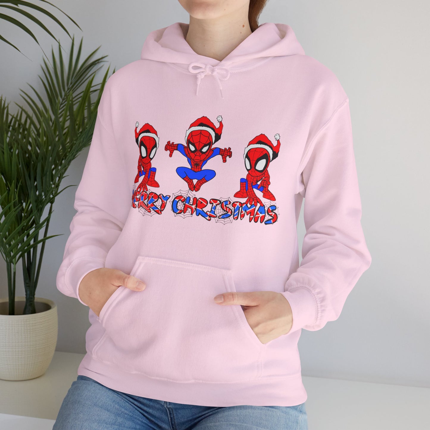 OMNI™ Spider-man Christmas Themed Unisex Heavy Blend Hoodie