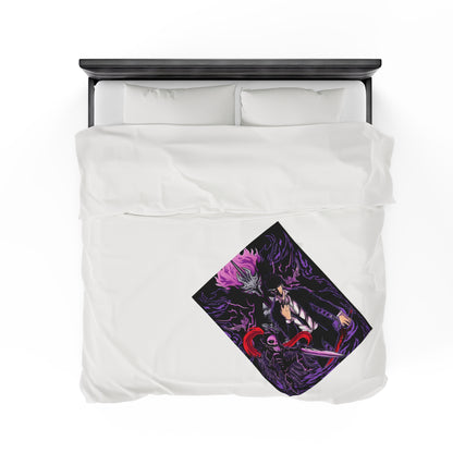 OMNI™ Solo Leveling (Ashborn, Sung Jin Woo and Igris) Velveteen Plush Blanket