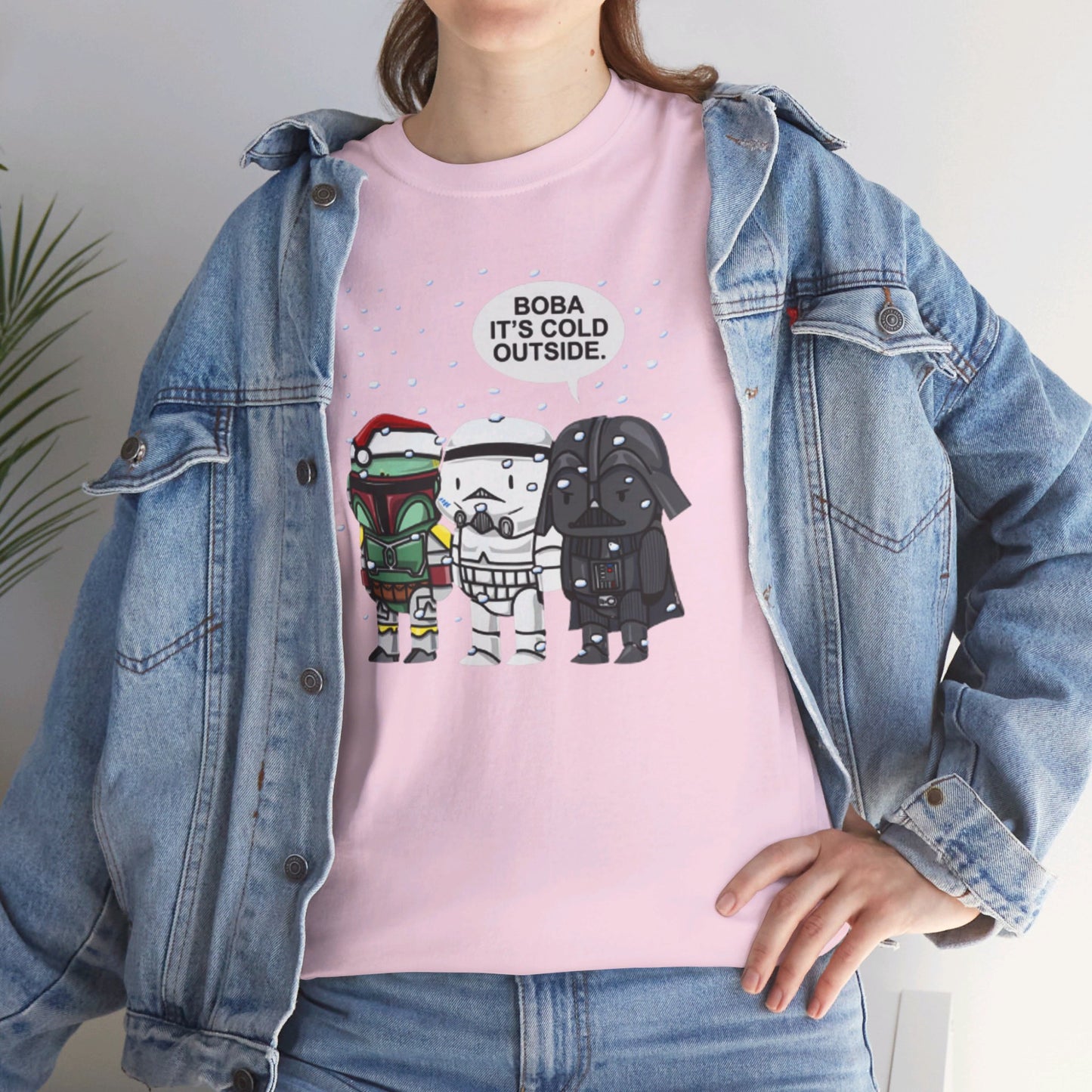 OMNI™ Star Wars Darth Vader Trio Christmas Themed Unisex Heavy Cotton T-Shirt