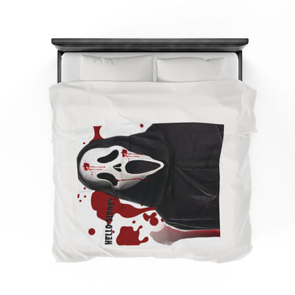 OMNI™ Ghostface Design Velveteen Plush Blanket