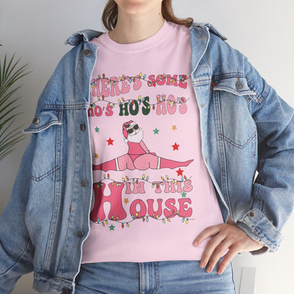 OMNI™ There's Some Ho, Ho, Hos Unisex Heavy Cotton T-Shirt