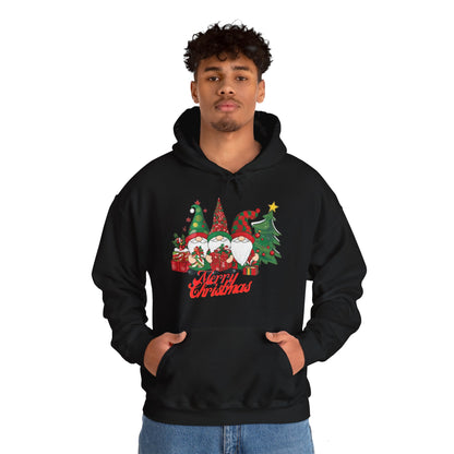 OMNI™ Merry Christmas Garden Gnomes Unisex Heavy Blend Hoodie