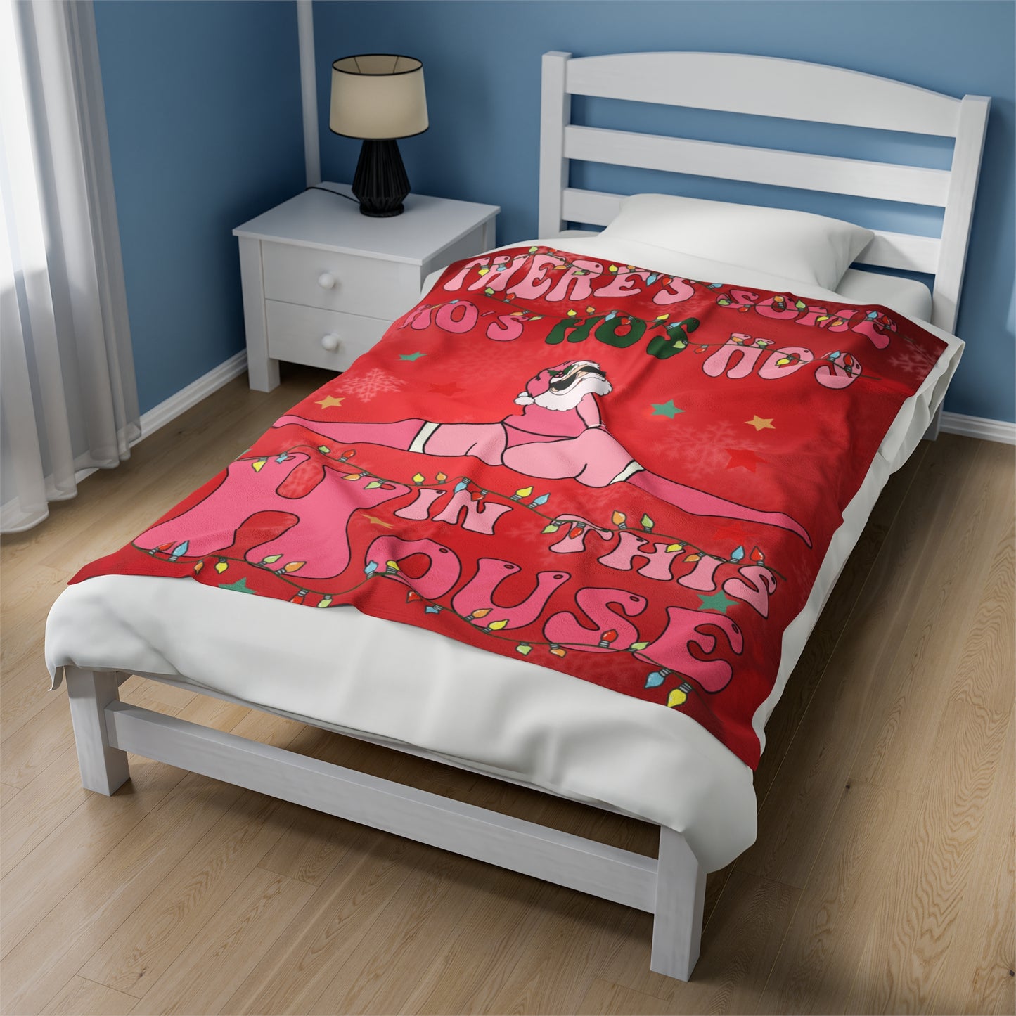 OMNI™ There's Some Ho, Ho, Hos In This House Velveteen Plush Blanket