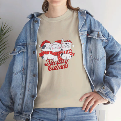 OMNI™ Meowwy Catmas Christmas Heavy Cotton Unisex T-Shirt