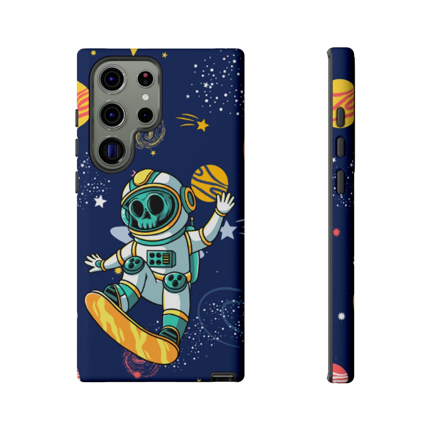 OMNI™ Skeleton Astronaut Space Surfer Double Layered Phone Case