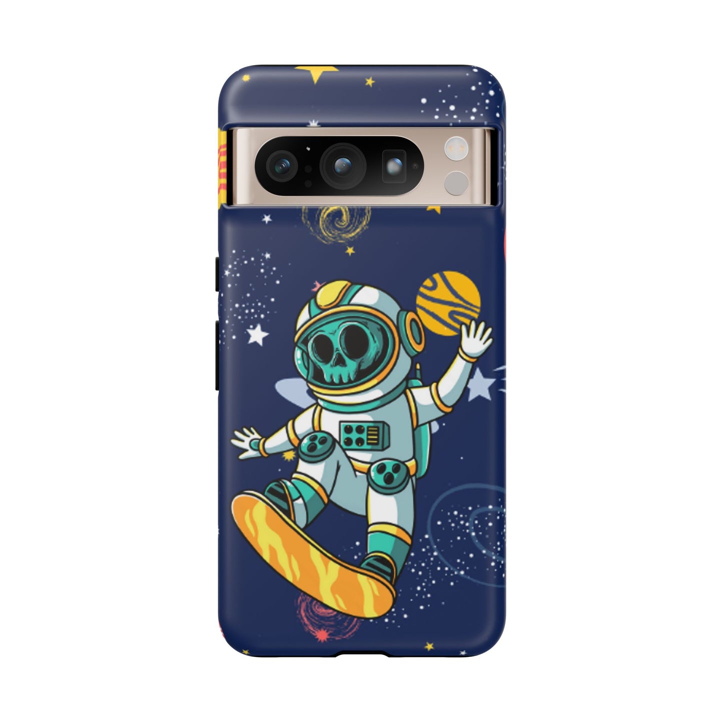 OMNI™ Skeleton Astronaut Space Surfer Double Layered Phone Case