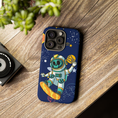 OMNI™ Skeleton Astronaut Space Surfer Double Layered Phone Case