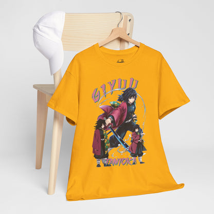 OMNI™ Demon Slayer Water Hashira Giyu Tomioka Unisex Heavy Cotton T-Shirt