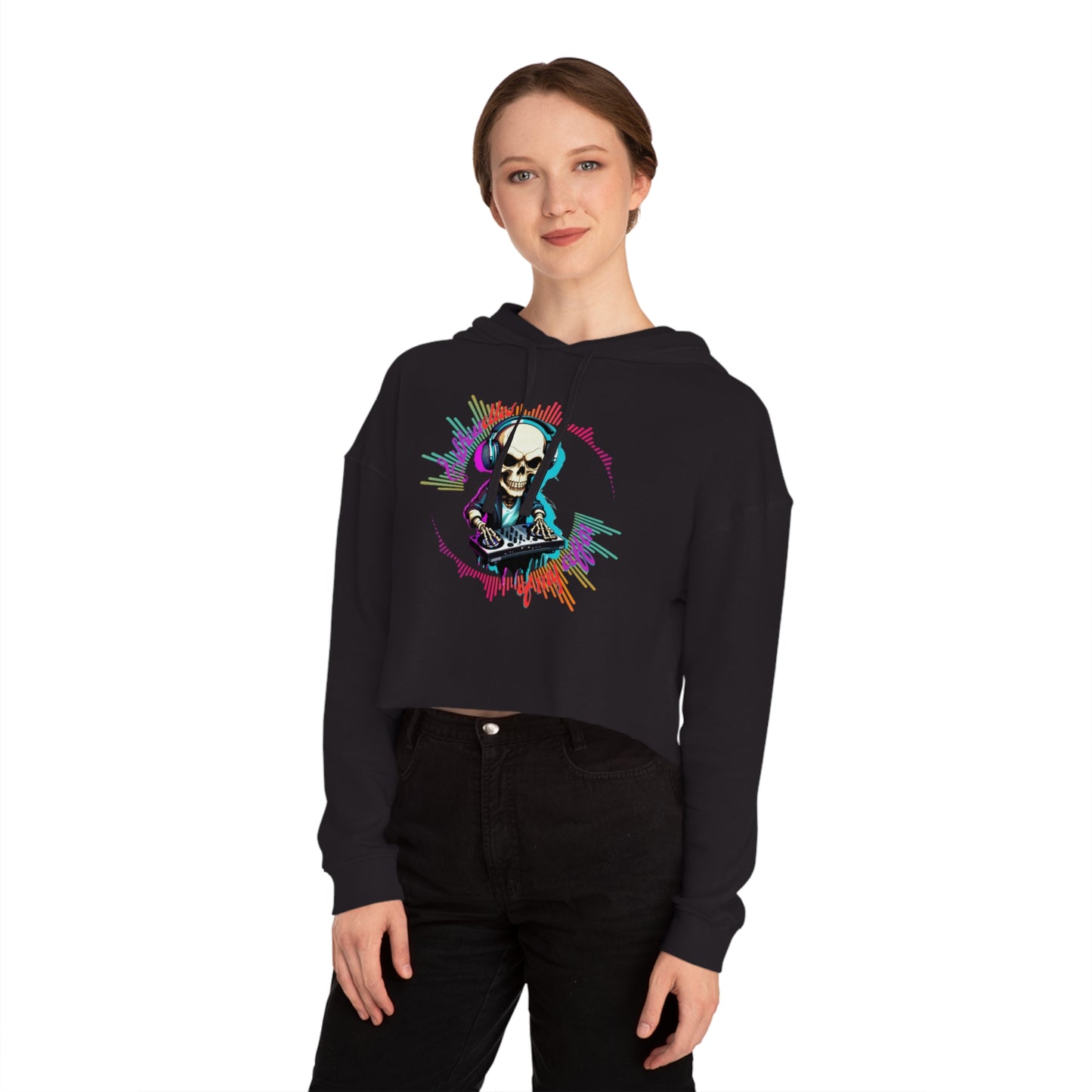 OMNI™ Silhouettes Of My Coffin Women’s Cropped Hoodie (2nd Edition)