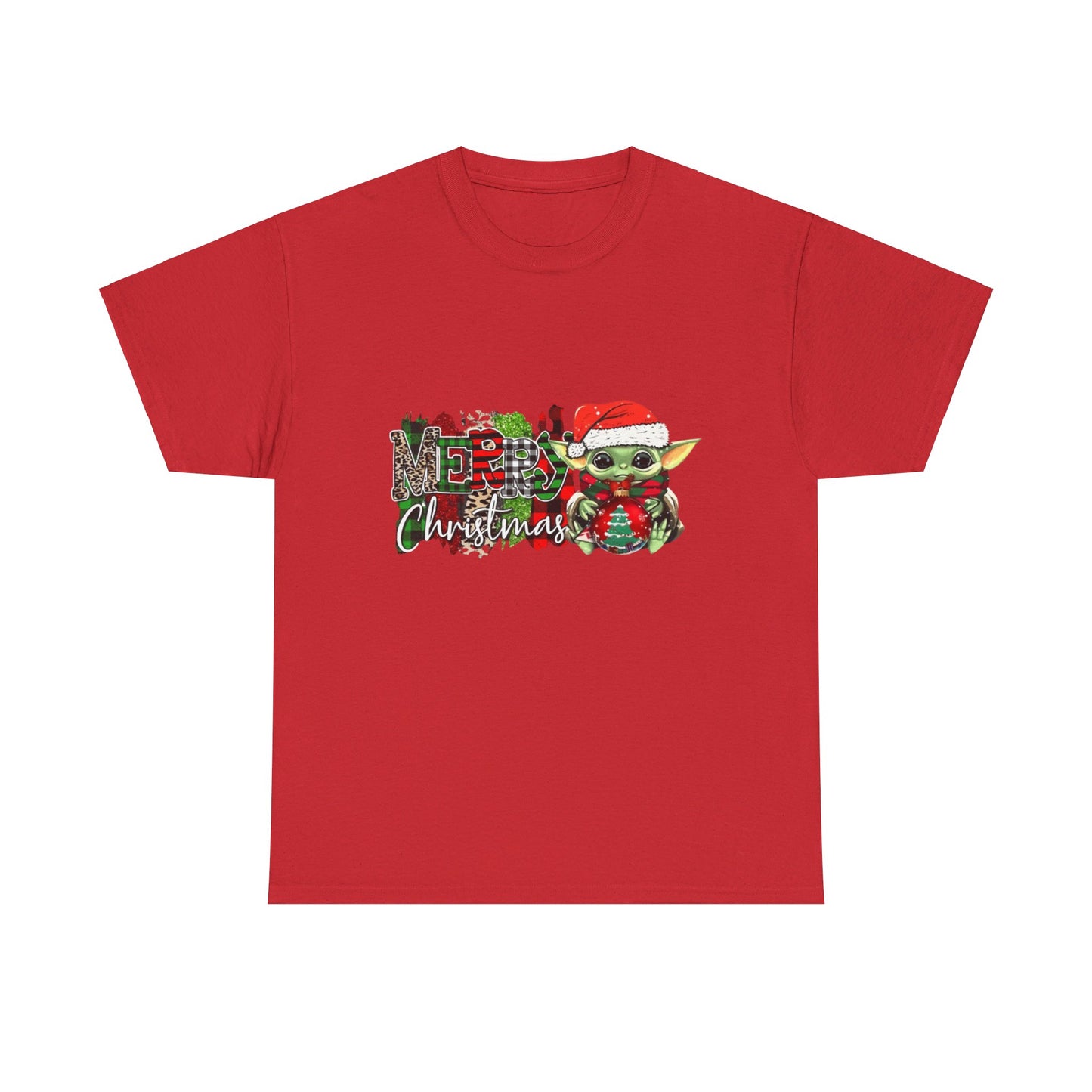 OMNI™ Baby Yoda Christmas Themed Unisex Heavy Cotton T-Shirt