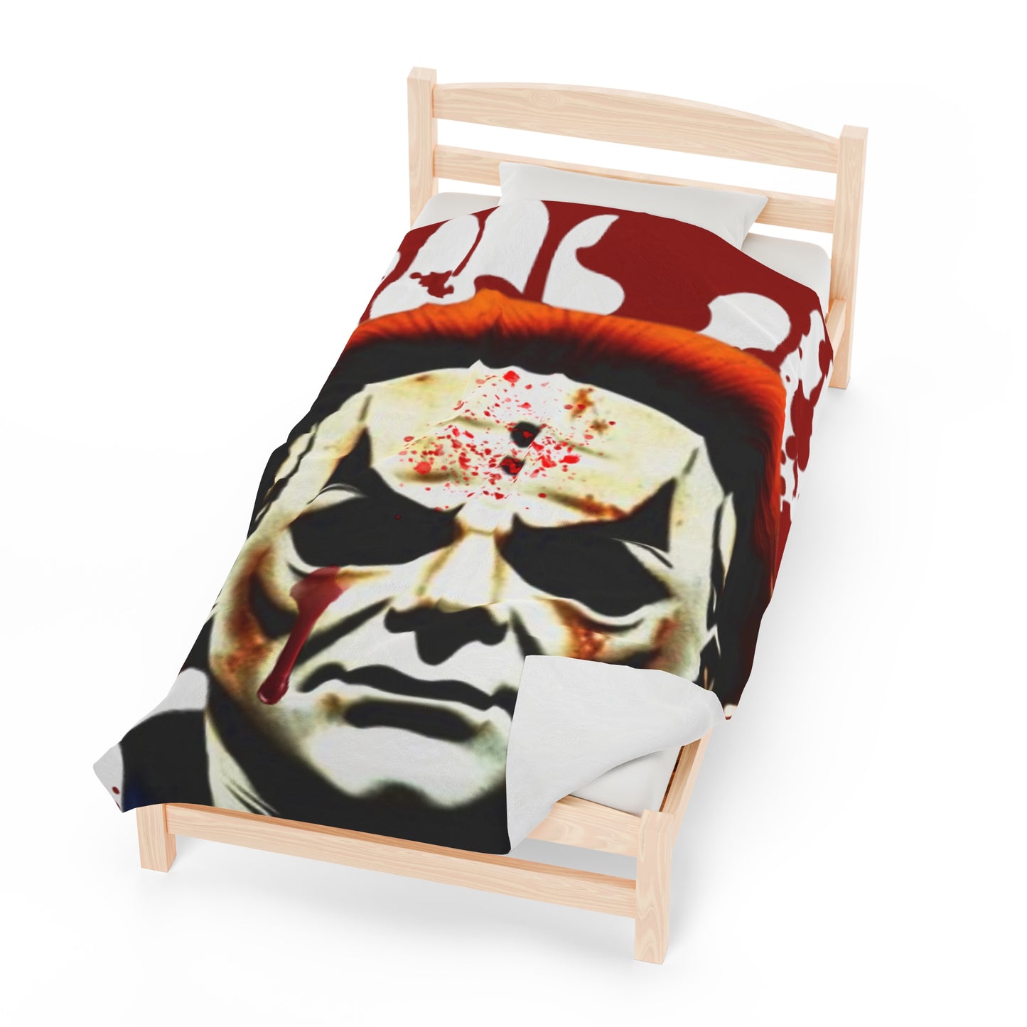 OMNI™ Michael Myers Design Velveteen Plush Blanket for Halloween