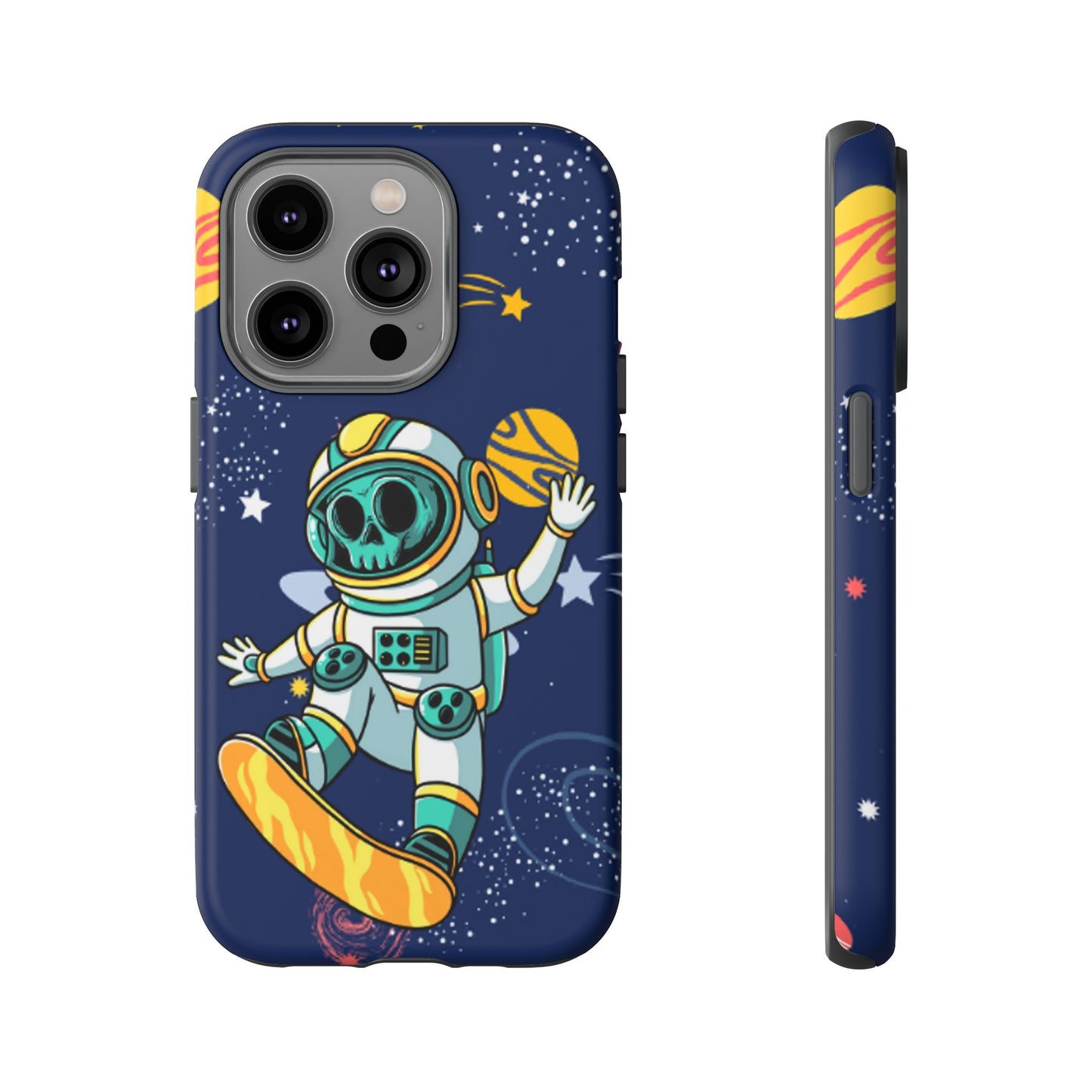 OMNI™ Skeleton Astronaut Space Surfer Double Layered Phone Case