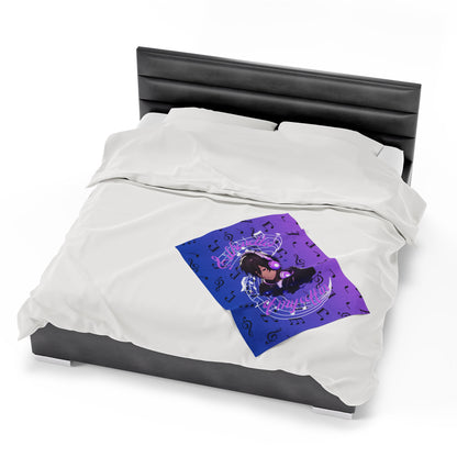 OMNI™ Silhouettes Of My Coffin Velveteen Plush Blanket