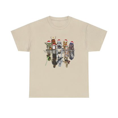 OMNI™ Star Wars Christmas Themed Unisex Heavy Cotton T-Shirts