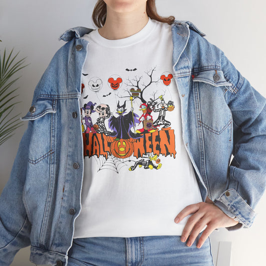 OMNI™ Classic Cartoon Halloween Unisex Heavy Cotton T-Shirt