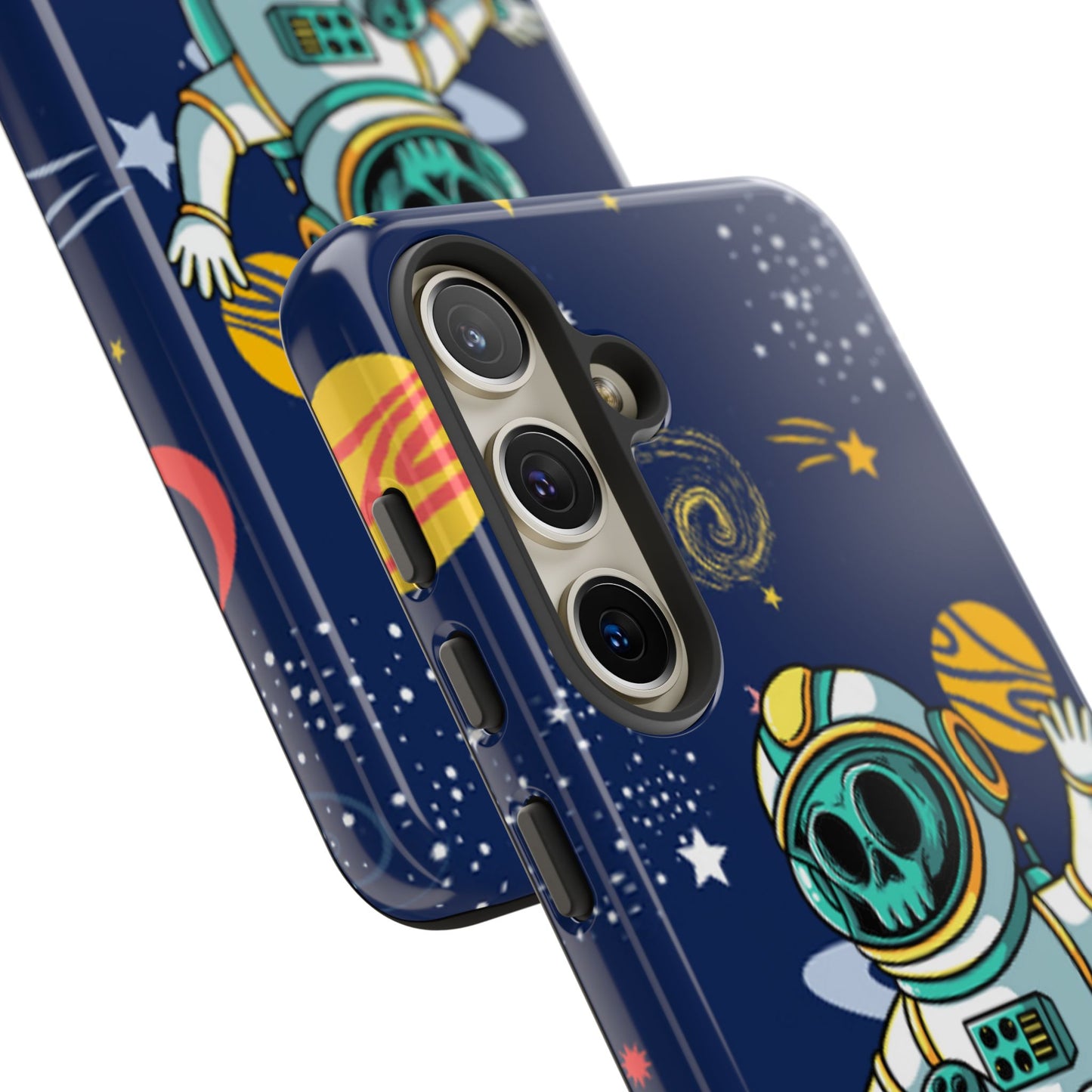 OMNI™ Skeleton Astronaut Space Surfer Double Layered Phone Case