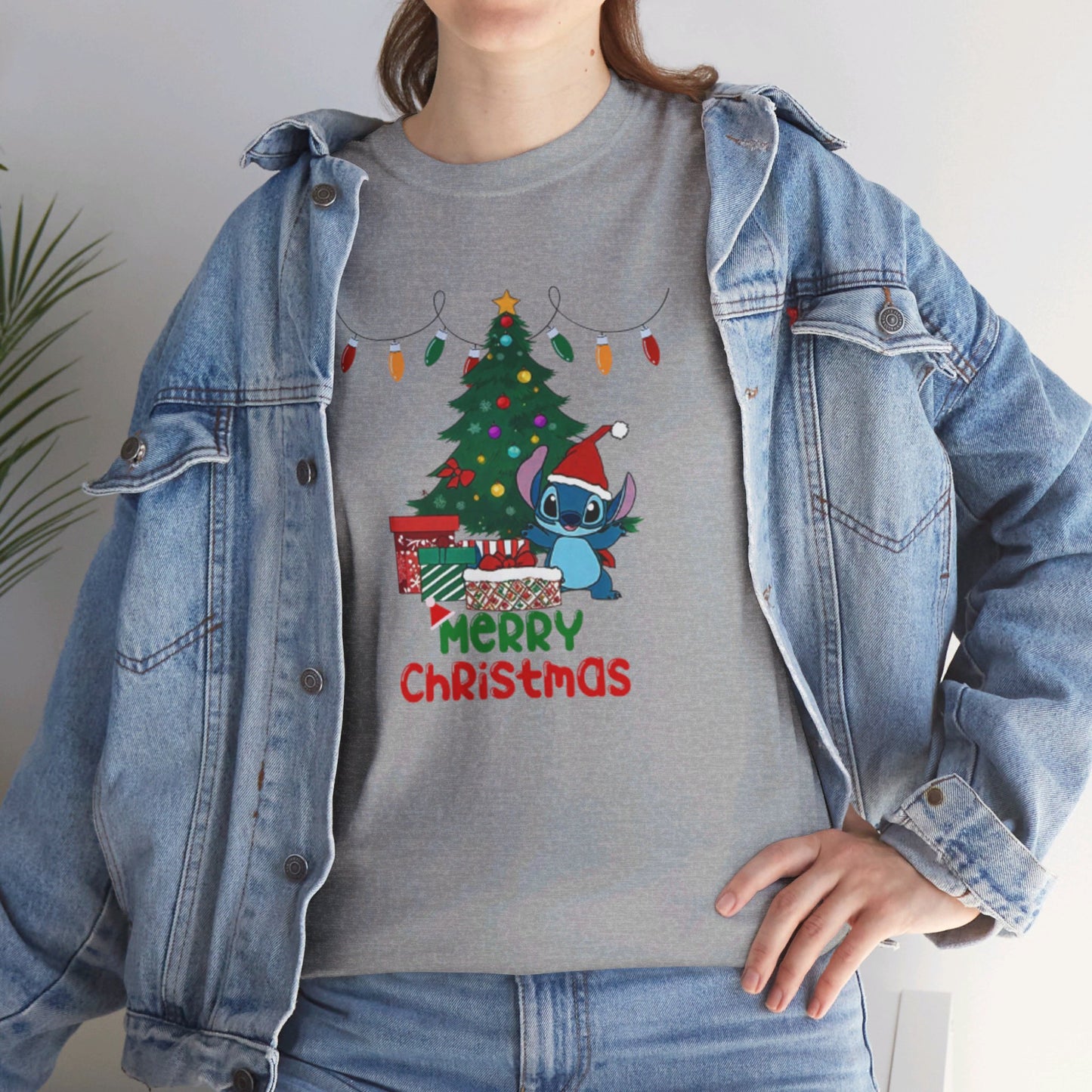 OMNI™ Stitch Christmas Themed Unisex Heavy Cotton T-Shirt