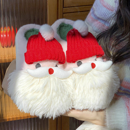 OMNI™ 3D Plush Santa Claus Christmas Plush Slippers