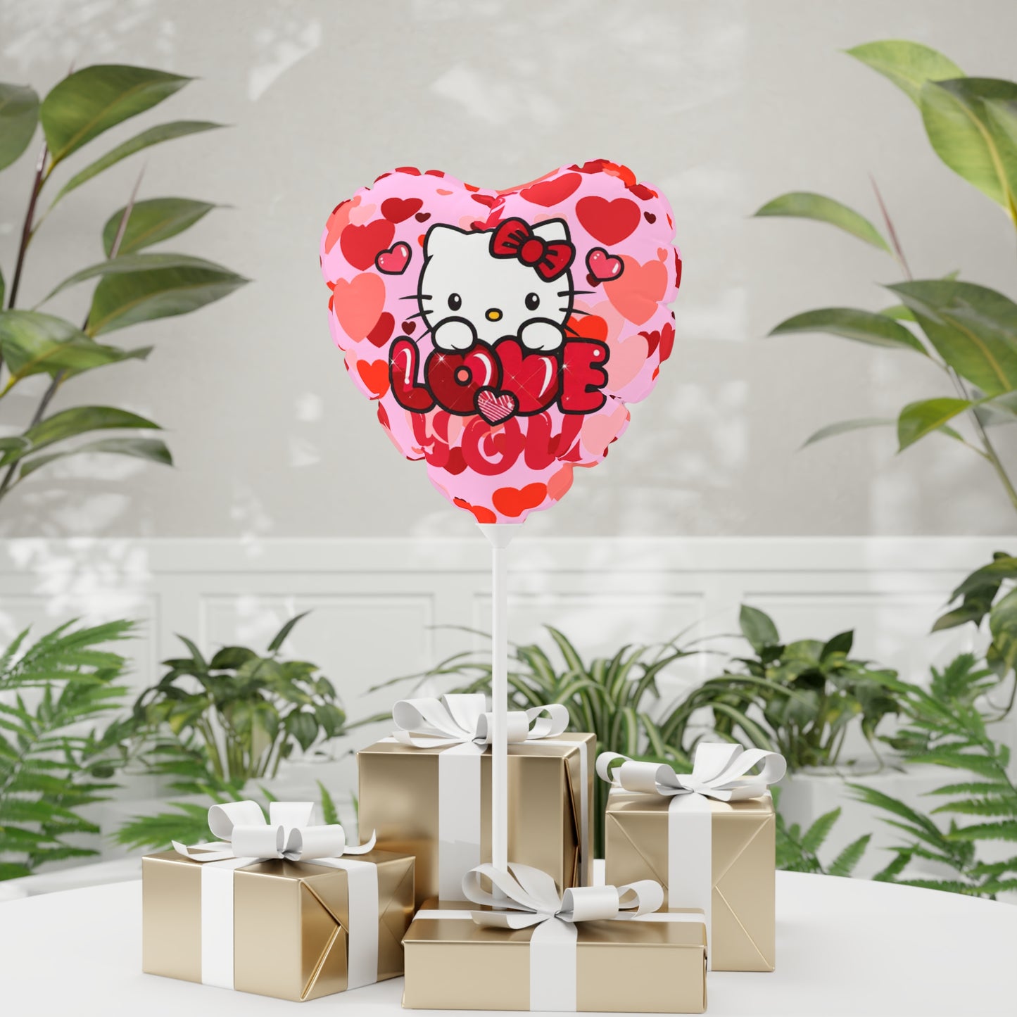 OMNI™ Hello Kitty Valentine's Day Balloon (Round and Heart-shaped)