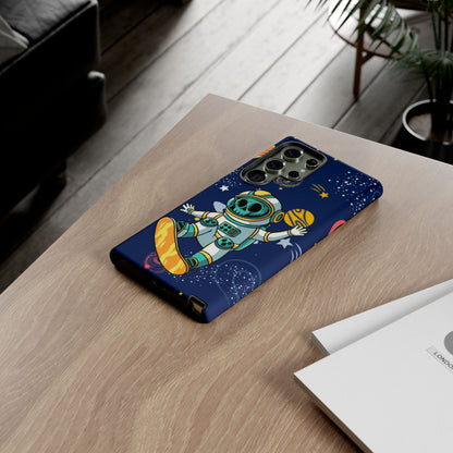 OMNI™ Skeleton Astronaut Space Surfer Double Layered Phone Case