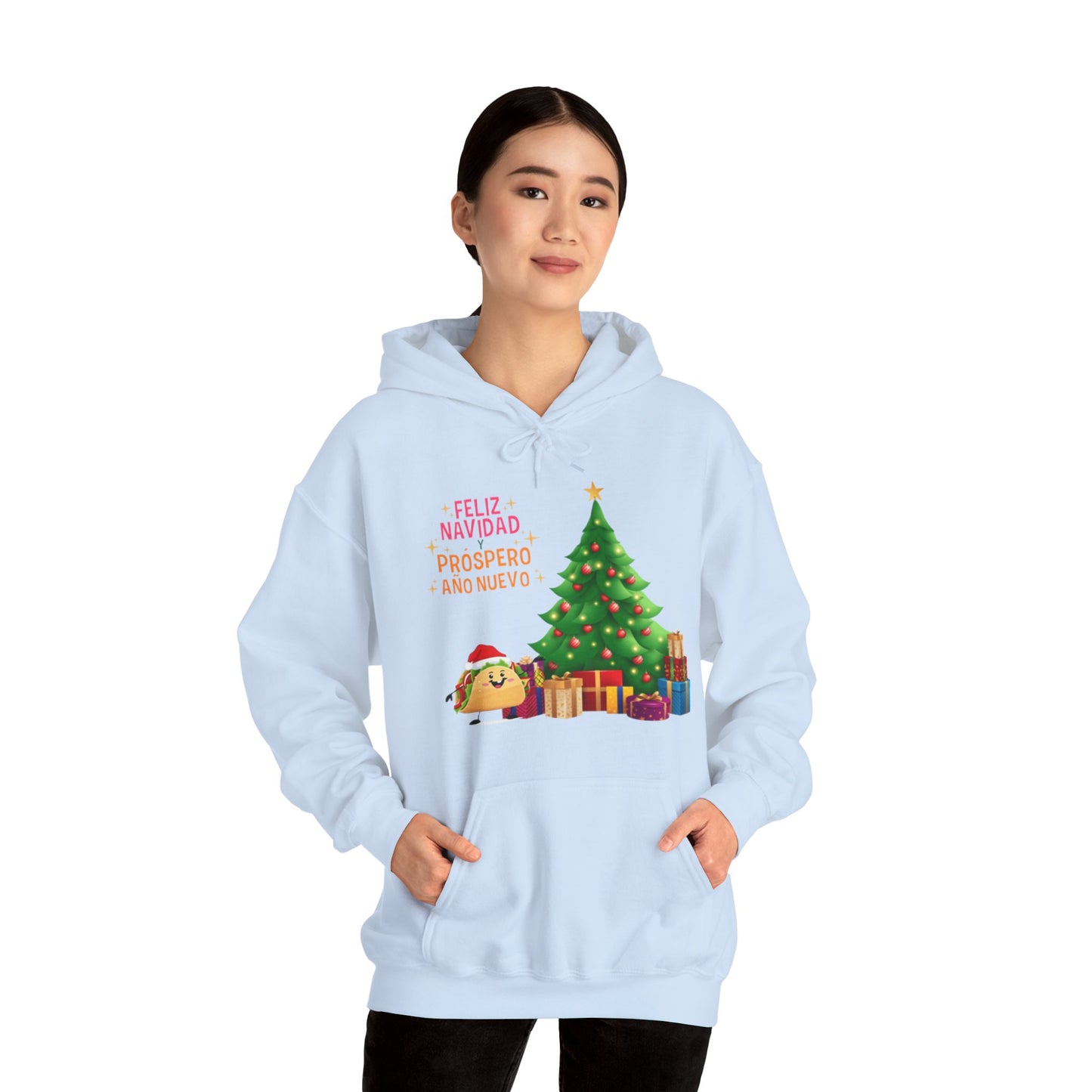 OMNI™ Taco Santa Christmas Holiday Themed Unisex Hoodie