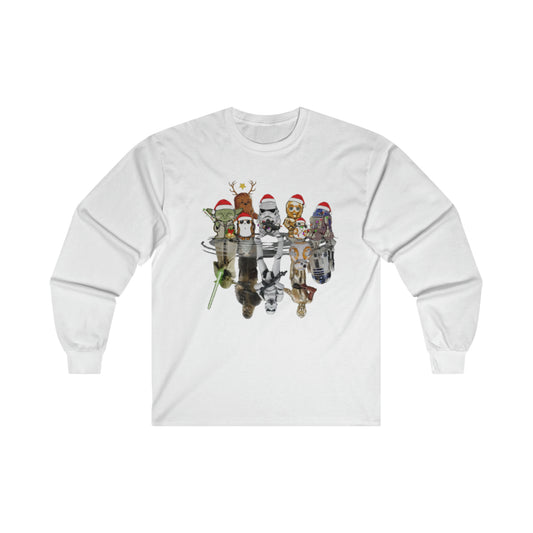 OMNI™ Star Wars Christmas Themed Ultra Cotton Long Sleeve T-Shirt