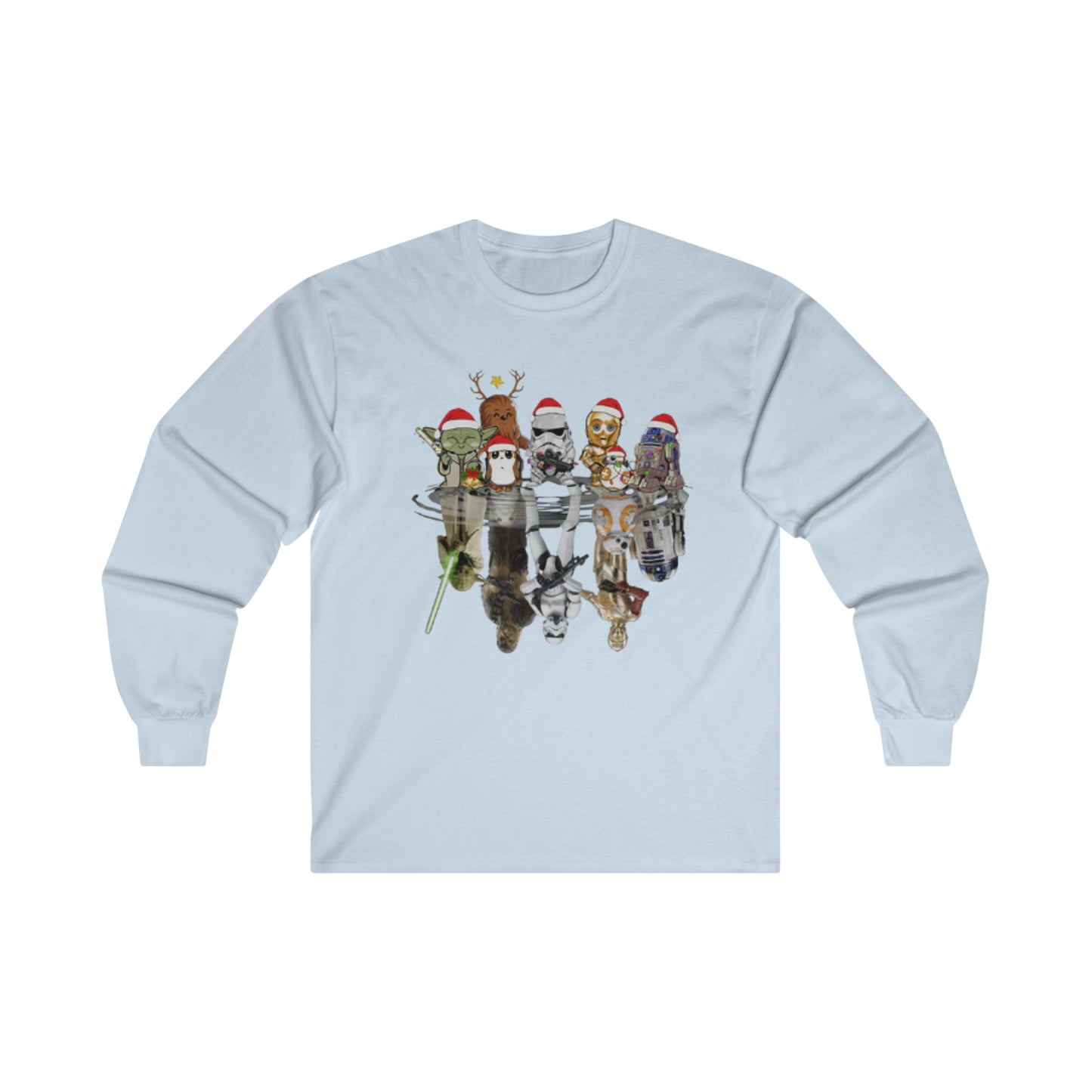 OMNI™ Star Wars Christmas Themed Ultra Cotton Long Sleeve T-Shirt
