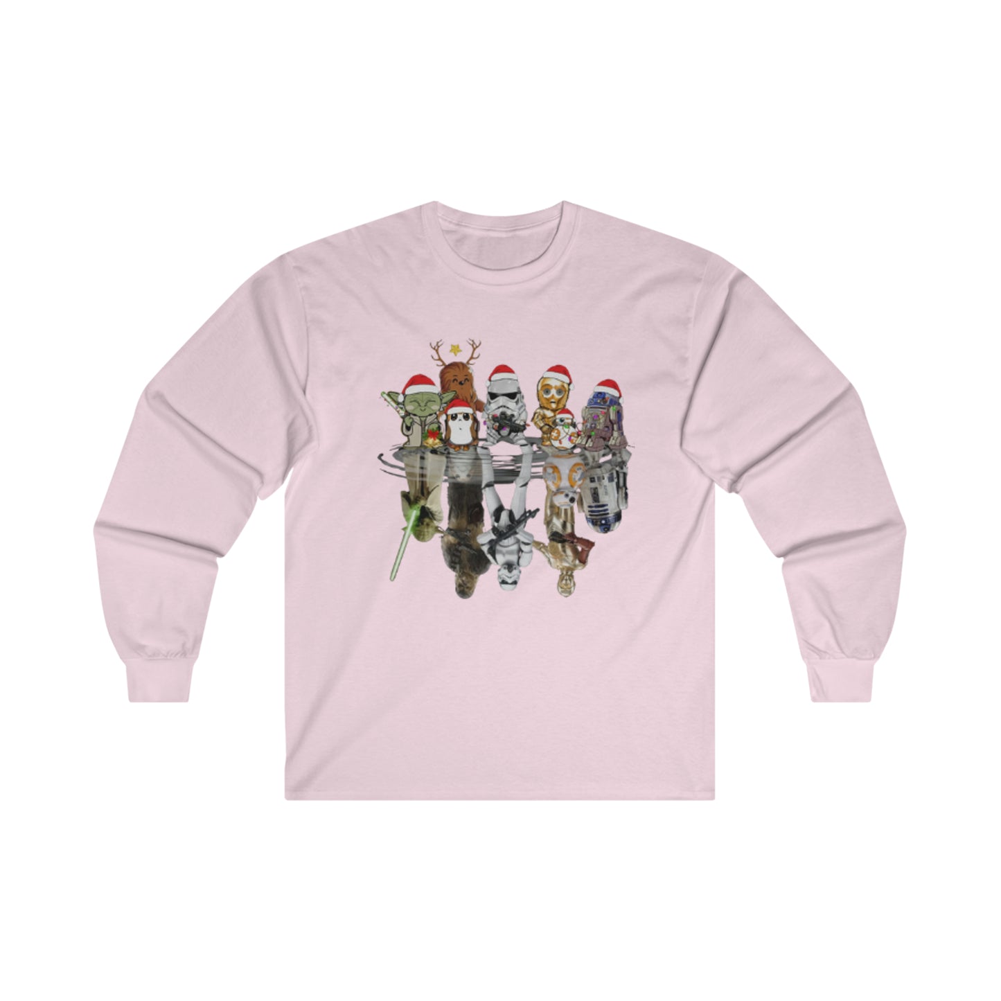 OMNI™ Star Wars Christmas Themed Ultra Cotton Long Sleeve T-Shirt
