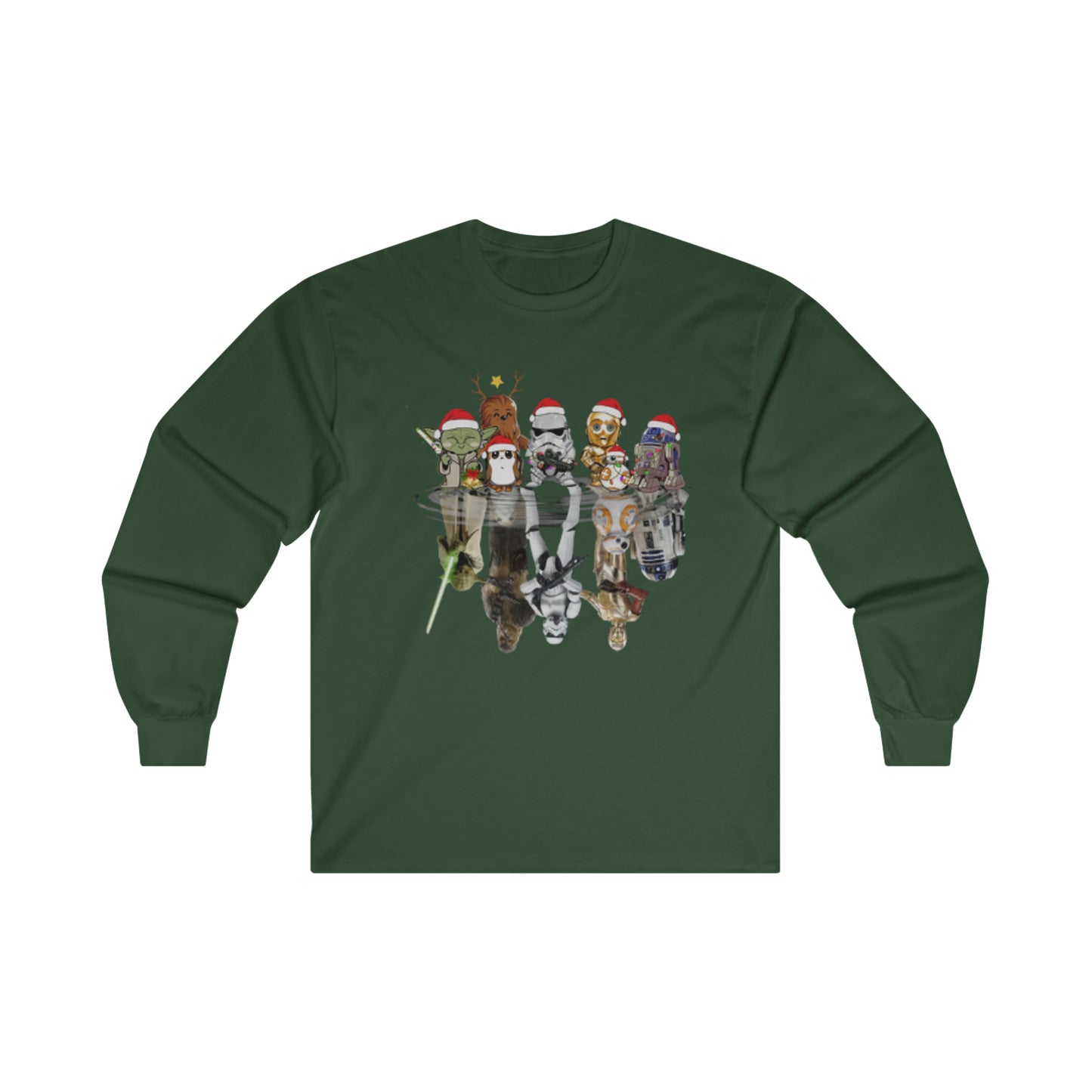 OMNI™ Star Wars Christmas Themed Ultra Cotton Long Sleeve T-Shirt