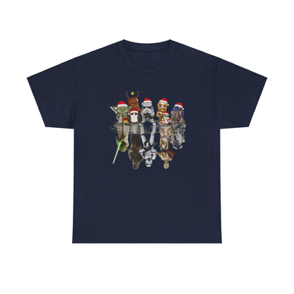 OMNI™ Star Wars Christmas Themed Unisex Heavy Cotton T-Shirts