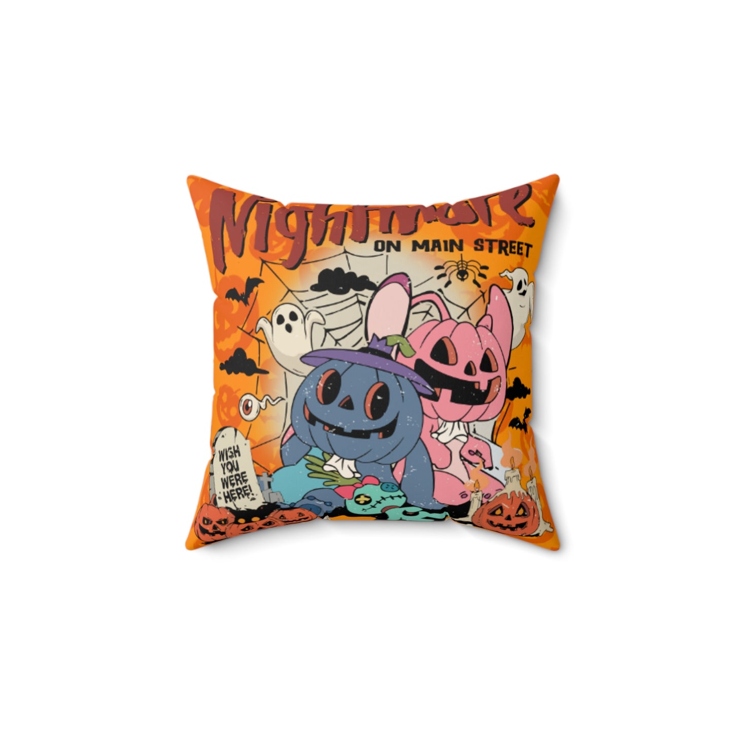 OMNI™ Nightmare On Main Street Spun Polyester Pillow