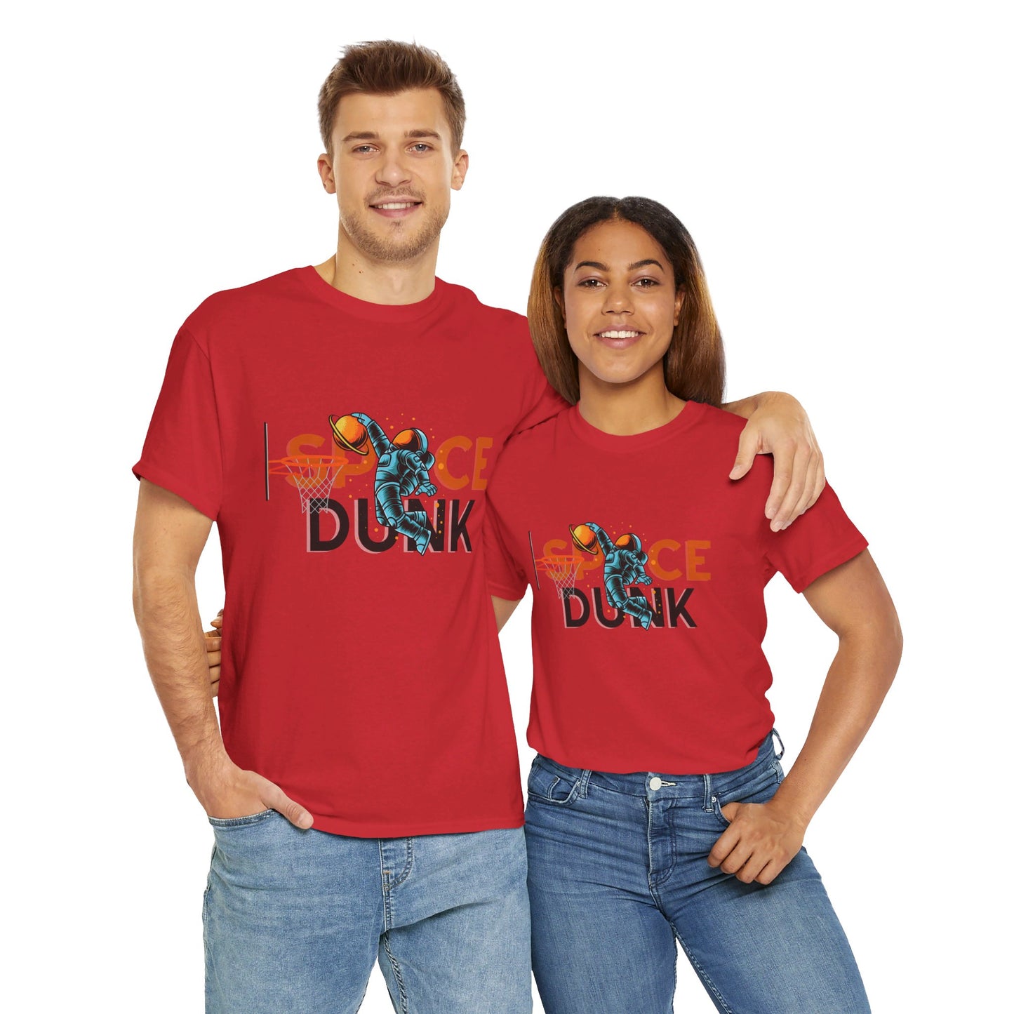 OMNI™ Space Dunk Unisex Heavy Cotton T-Shirt