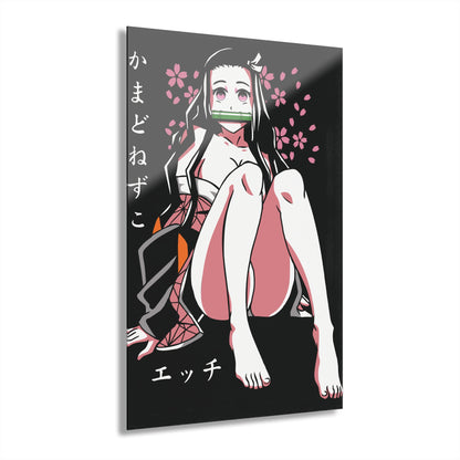 ﻿OMNI™ Demon Slayer Nezuko Kamado Sakura Acrylic Print