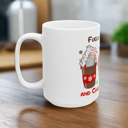 OMNI™ Fueled By Coffee And Christmas Cheer Ceramic Mug